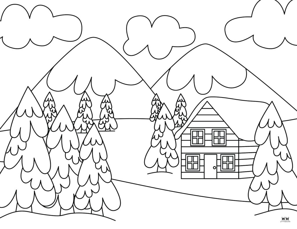 Printable-Winter-Coloring-Page-1