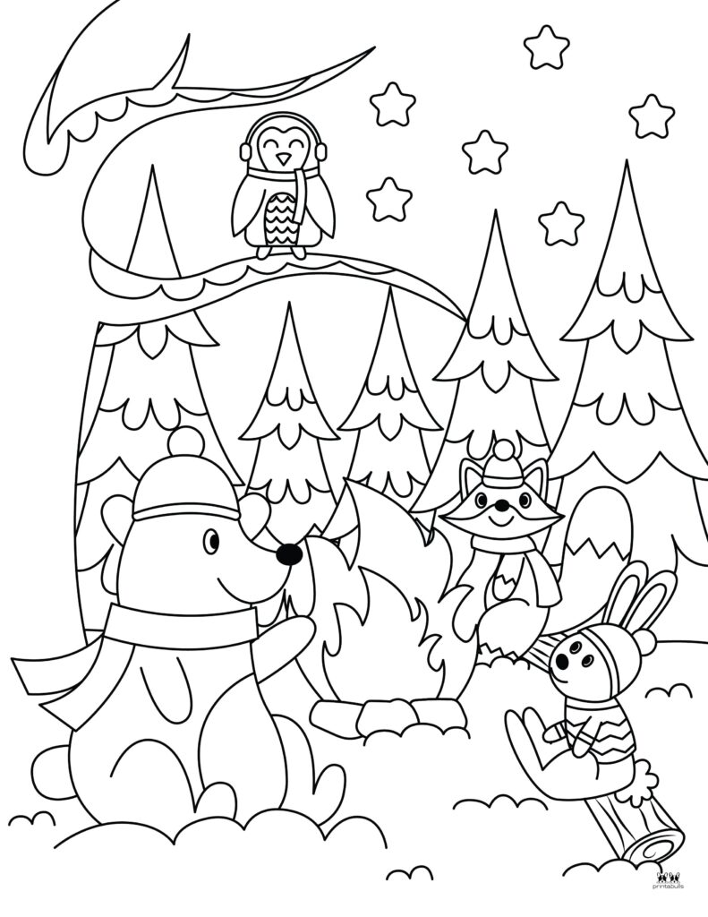 Printable-Winter-Coloring-Page-4