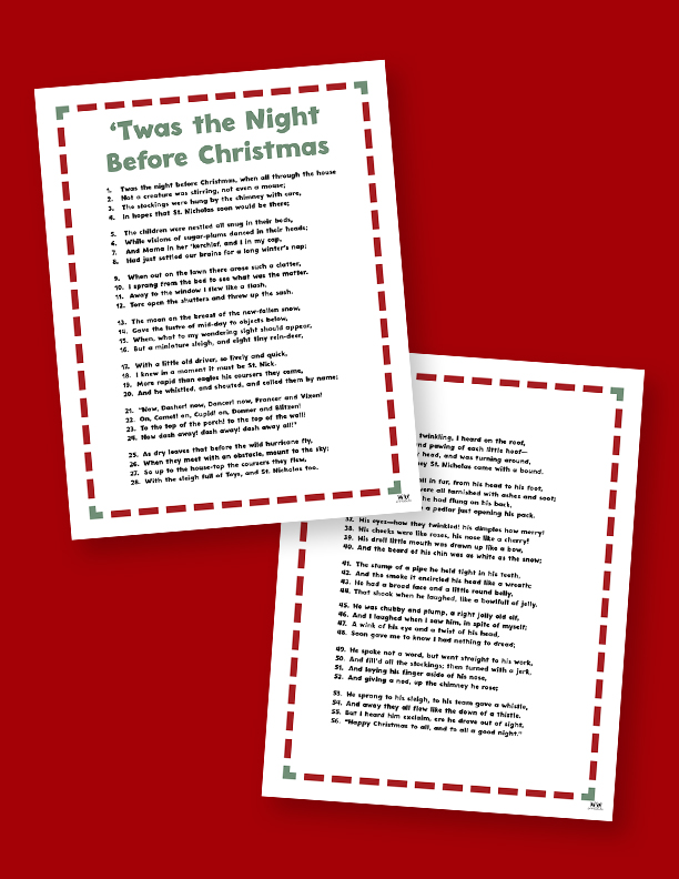 Twas-The-Night-Before-Christmas-Printable-2
