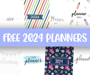 free printable 2024 planners