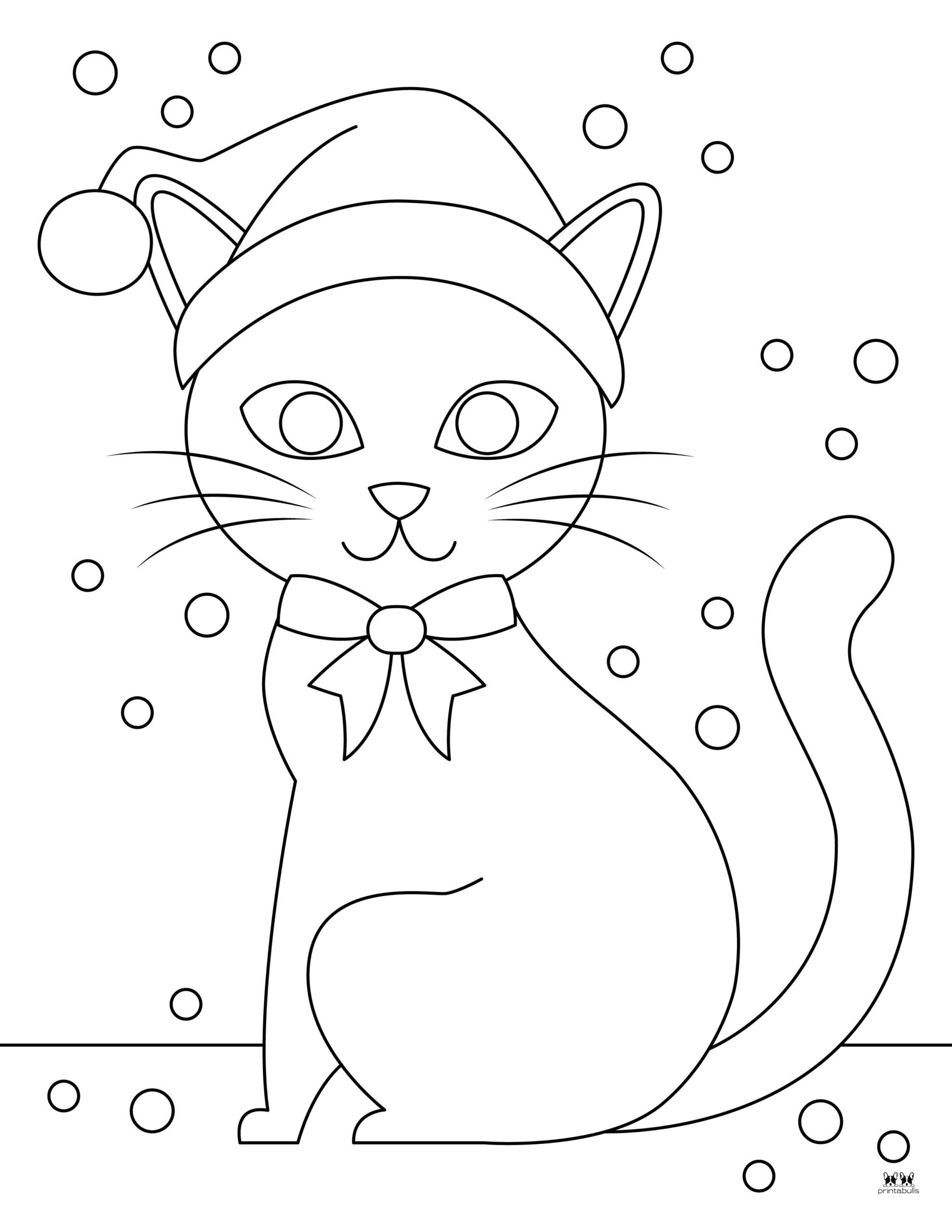 Santa Hat Templates & Coloring Pages - FREE | Printabulls