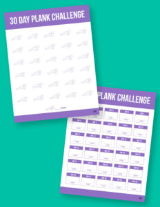 30 Day Challenge Printables | Printabulls