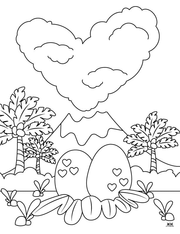 Printable-Dinosaur-Valentine-Coloring-Page-14