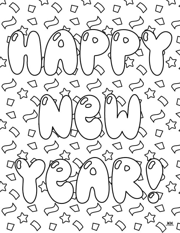 Printable-New-Year-Coloring-Page-3