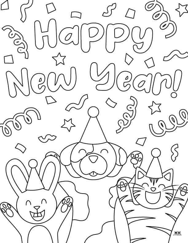 Printable-New-Year-Coloring-Page-6