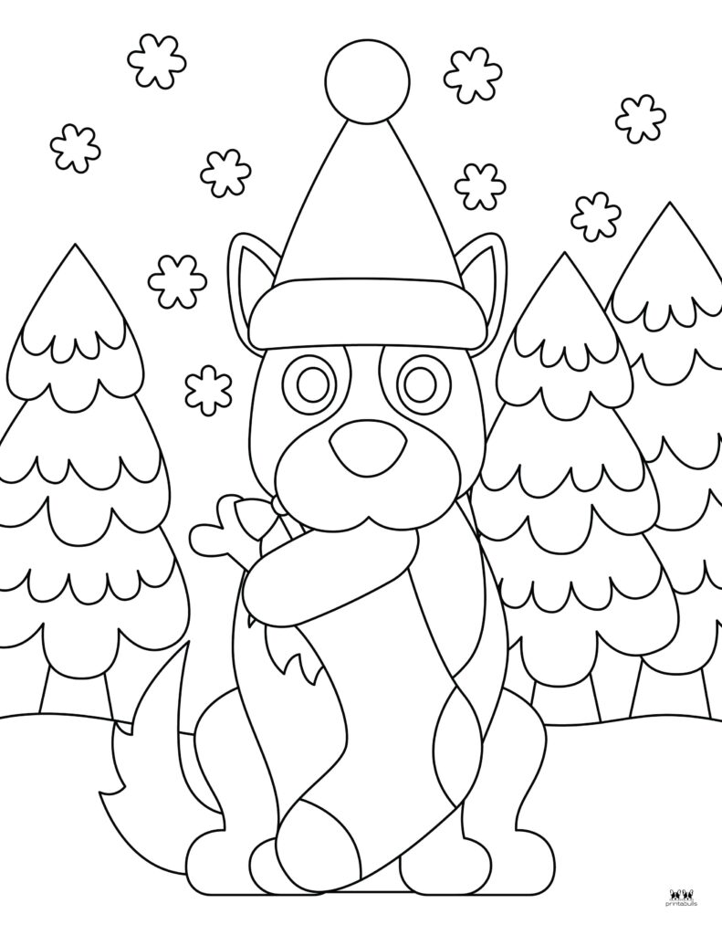 Printable-Santa-Hat-Coloring-Page-1