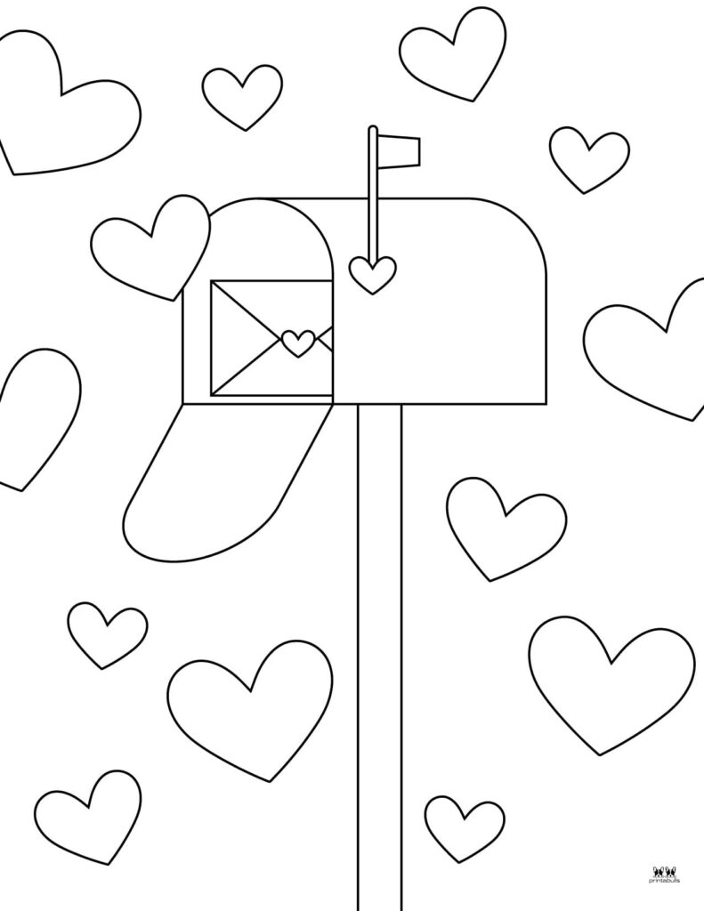 Printable Valentine_s Day Coloring Page-Page 29