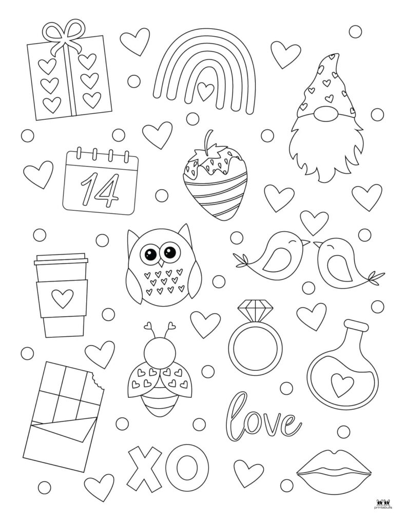 Printable Valentine_s Day Coloring Page-Page 30
