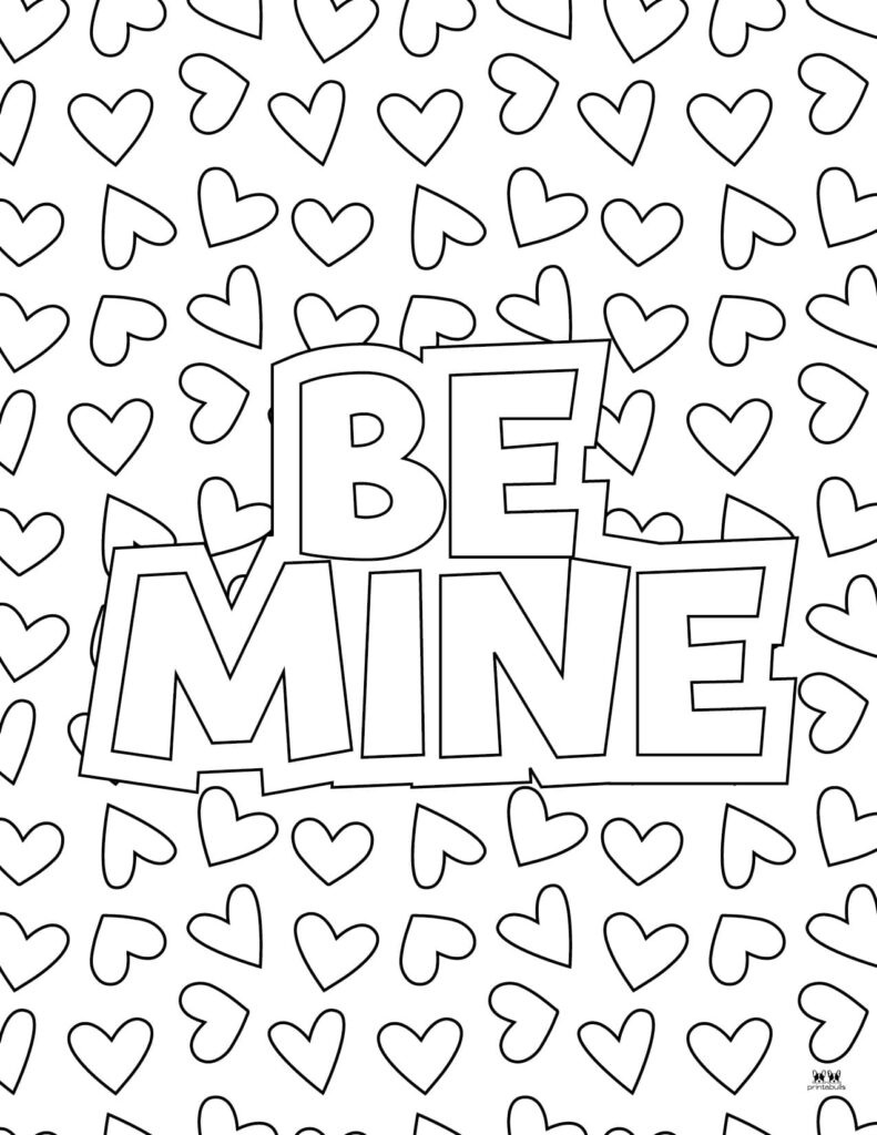 Printable Valentine_s Day Coloring Page-Page 50