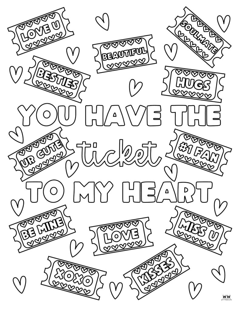 Printable Valentine_s Day Coloring Page-Page 89