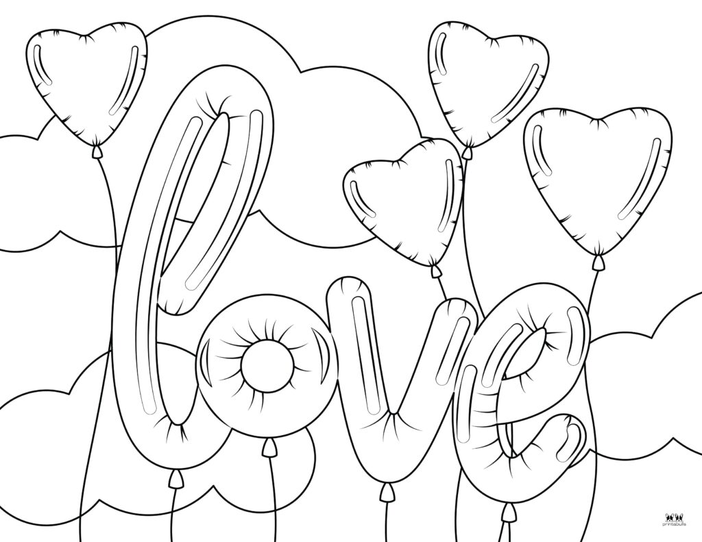 Printable Valentine_s Day Coloring Page-Page 91