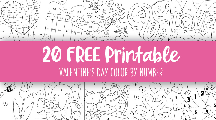 Printable-Valentines-Day-Color-By-Number-Feature-Image