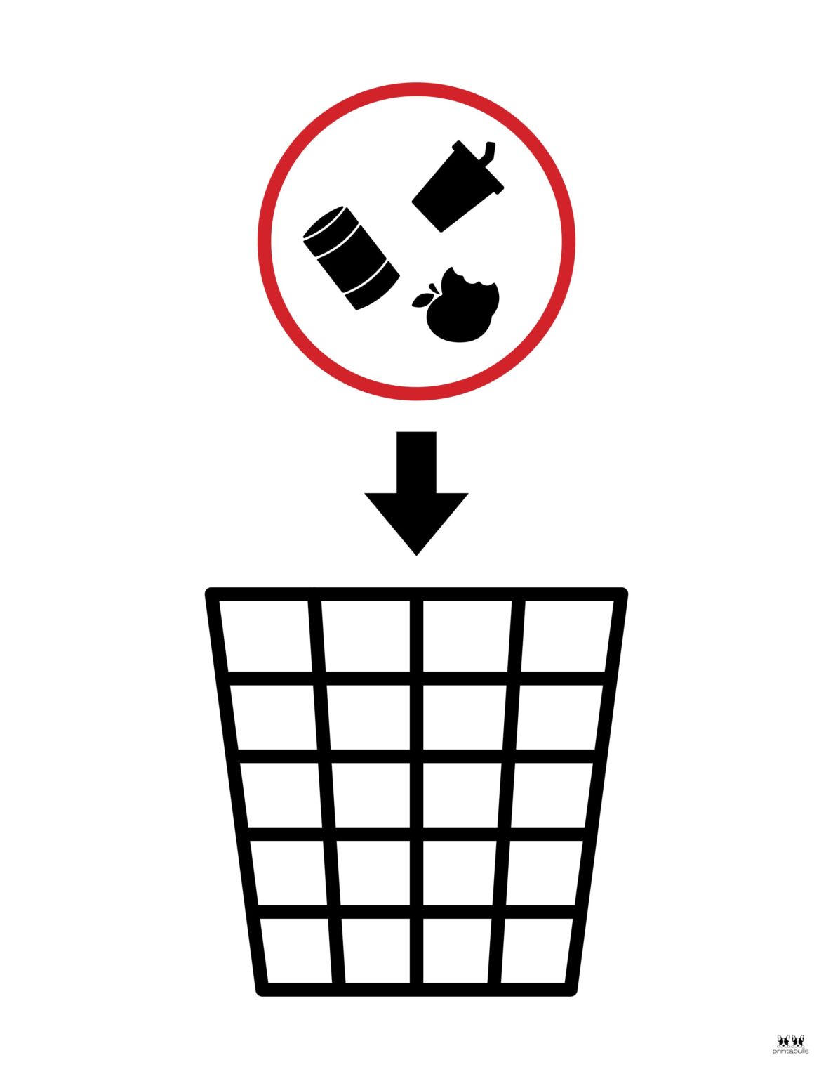 Trash Signs - 20 FREE Printables | Printabulls