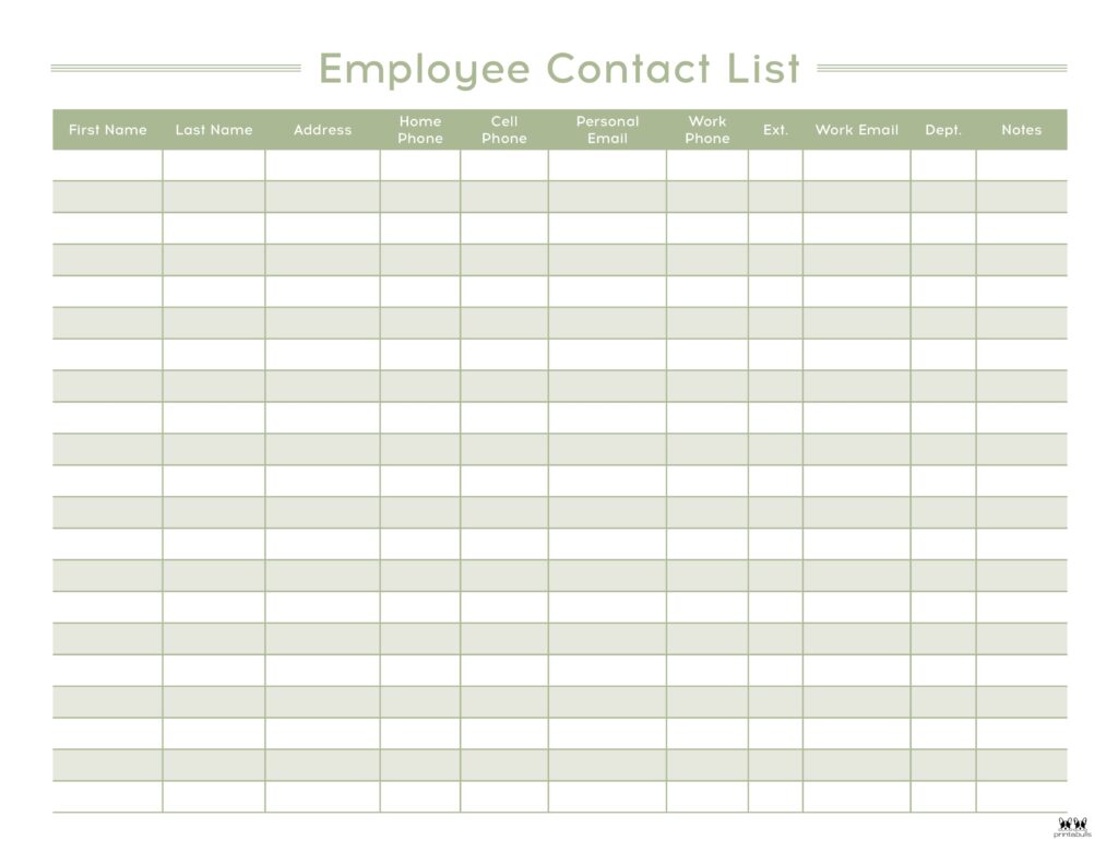 Printable-Employee-Contact-List-Template-1