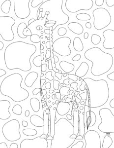 Giraffe Coloring Pages &amp; Templates - FREE | Printabulls