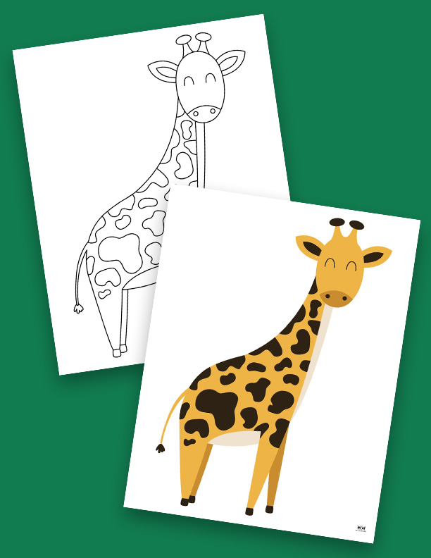 Printable-Giraffe-Template-2