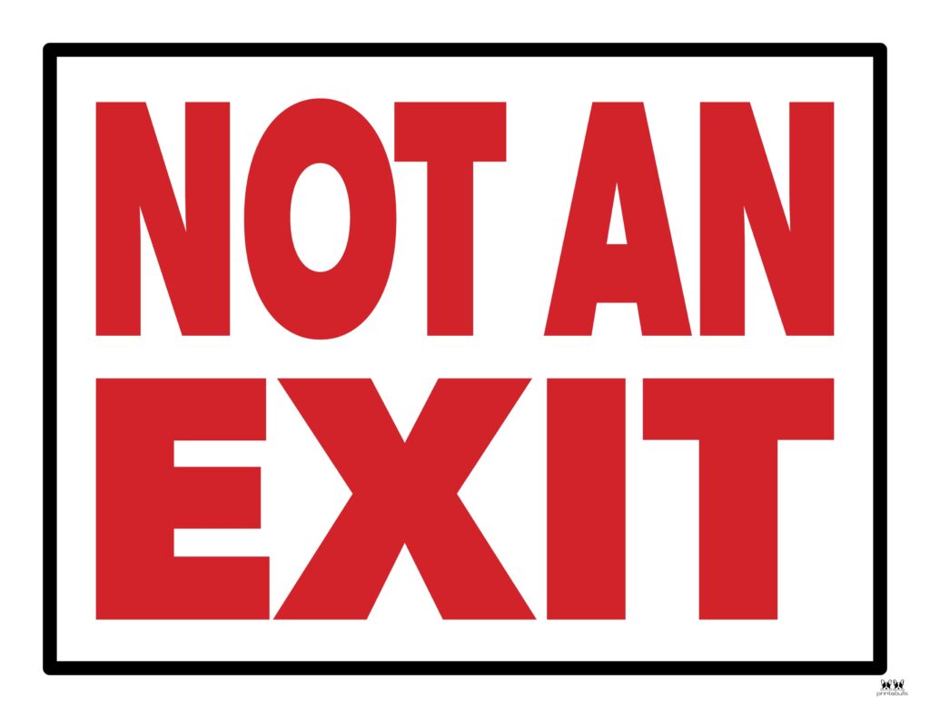Printable-Not-An-Exit-Sign-1