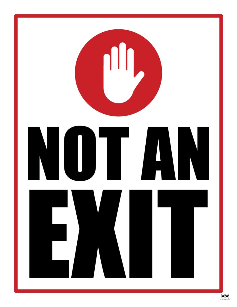 Printable-Not-An-Exit-Sign-5