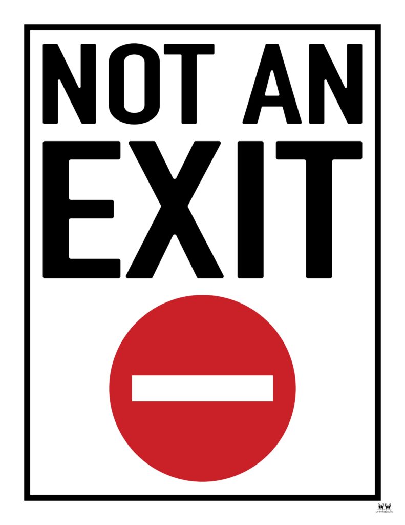 Printable-Not-An-Exit-Sign-9