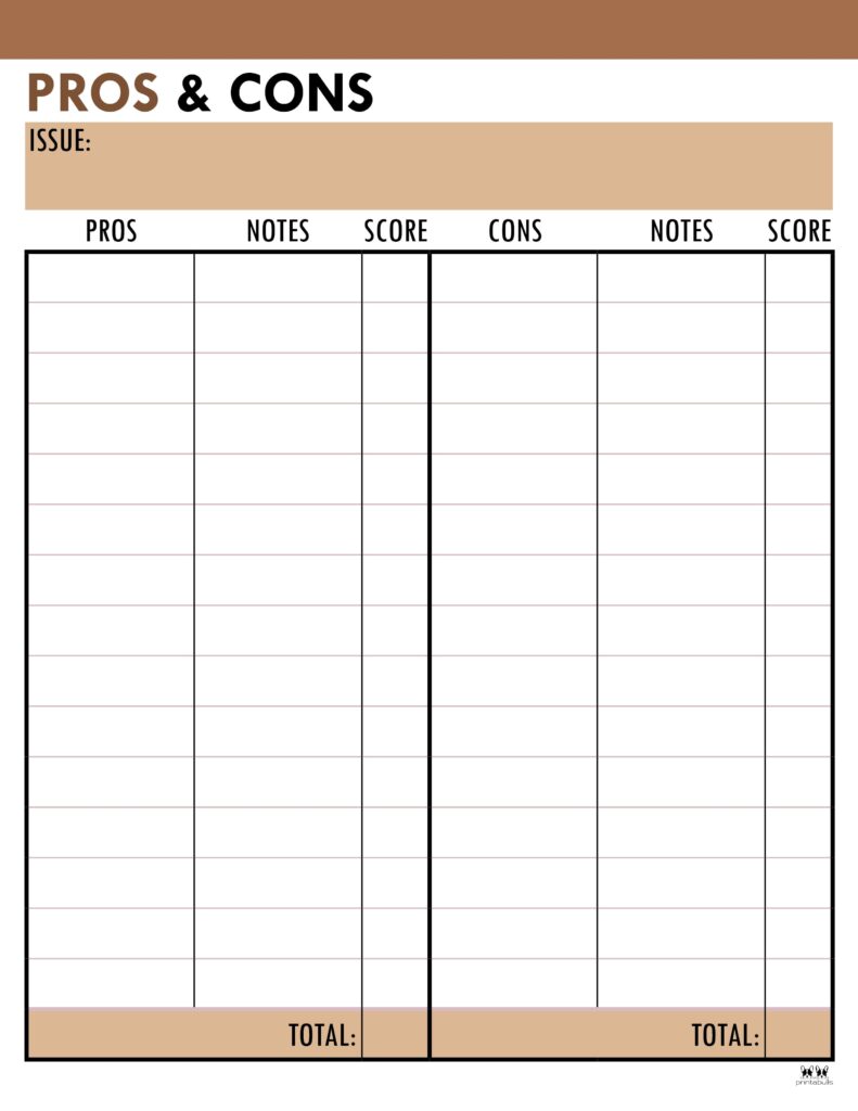 Printable-Pros-And-Cons-List-Template-14