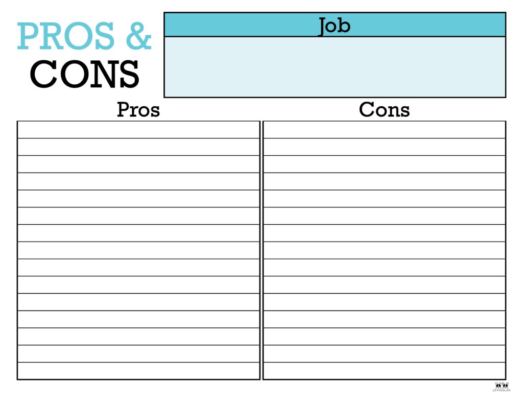 Printable-Pros-And-Cons-List-Template-6