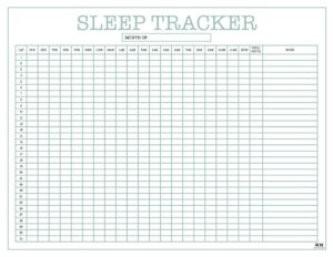 Sleep Trackers - 17 FREE Printables | Printabulls
