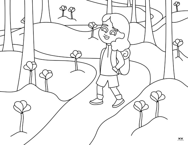 Camping Coloring Pages - 25 FREE Printables | Printabulls