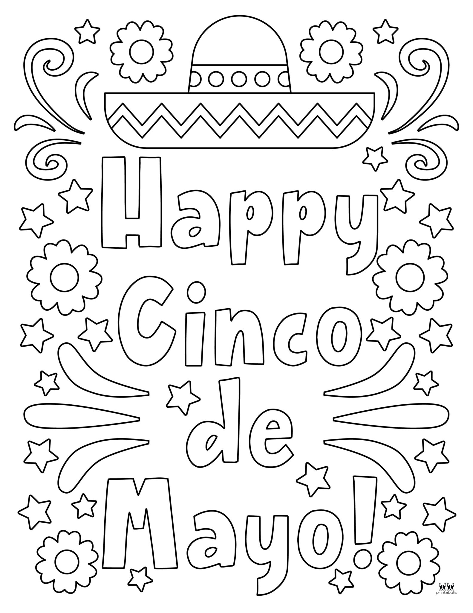 Cinco De Mayo Printable Hat Cinco De Mayo Printable Hat