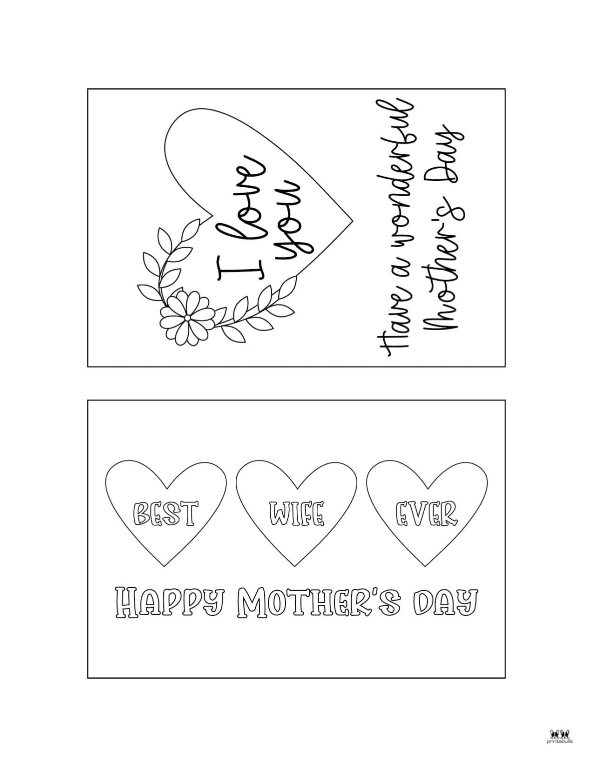 Mother's Day Cards 50 FREE Printable Cards Printabulls