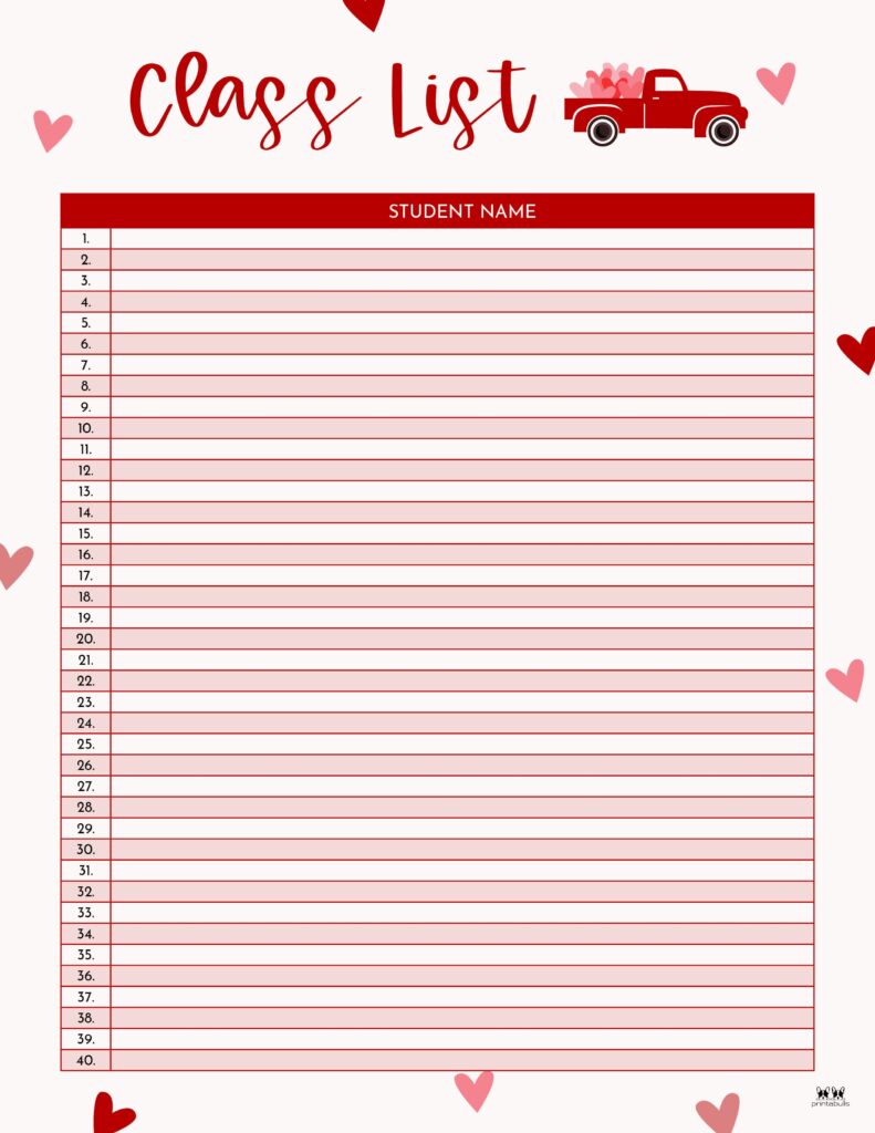 Printable-Class-List-Template-10