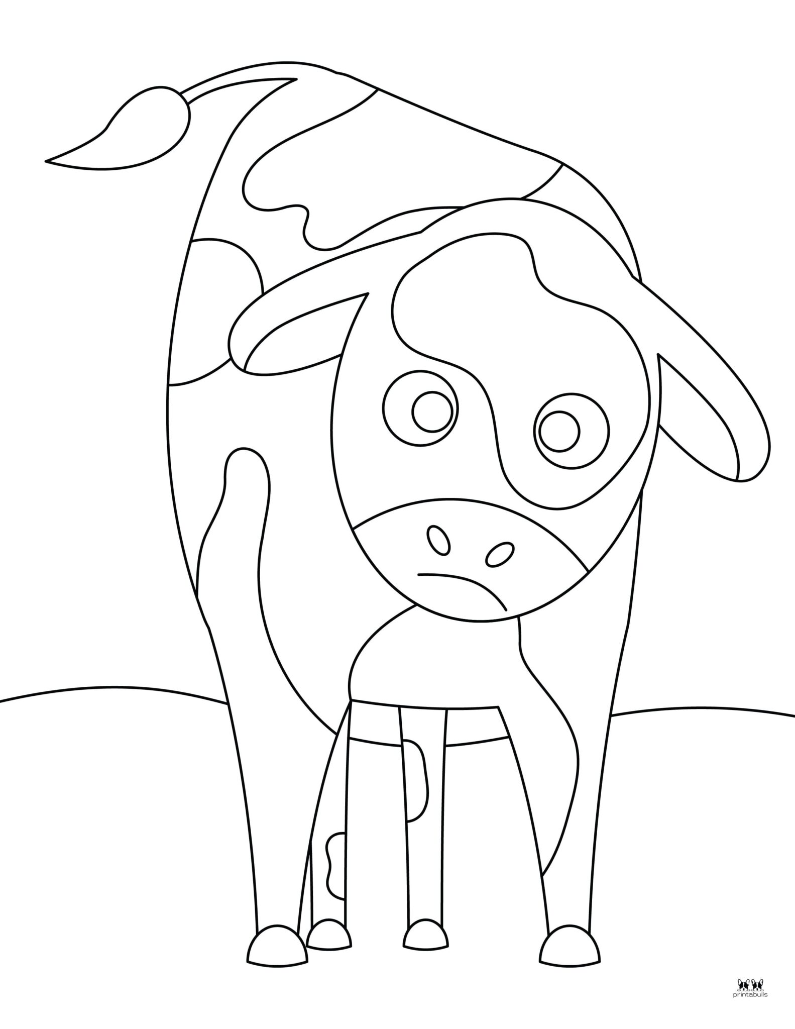 Cow & Highland Cow Coloring Pages 40 Pages Printabulls