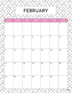 February 2025 Calendars - 107 FREE Printables | Printabulls
