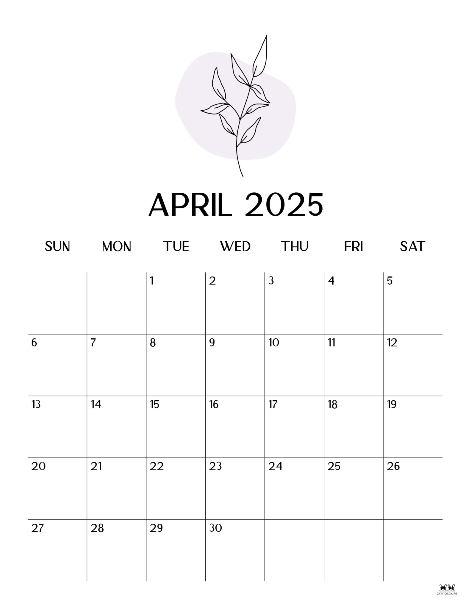 April 2025 Calendars 107 FREE Printables PrintaBulk