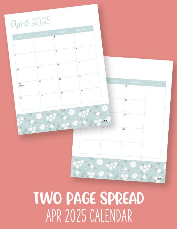 April 2025 Calendars - 107 FREE Printables 188 Printable-April-2025-Calendar-Style-67