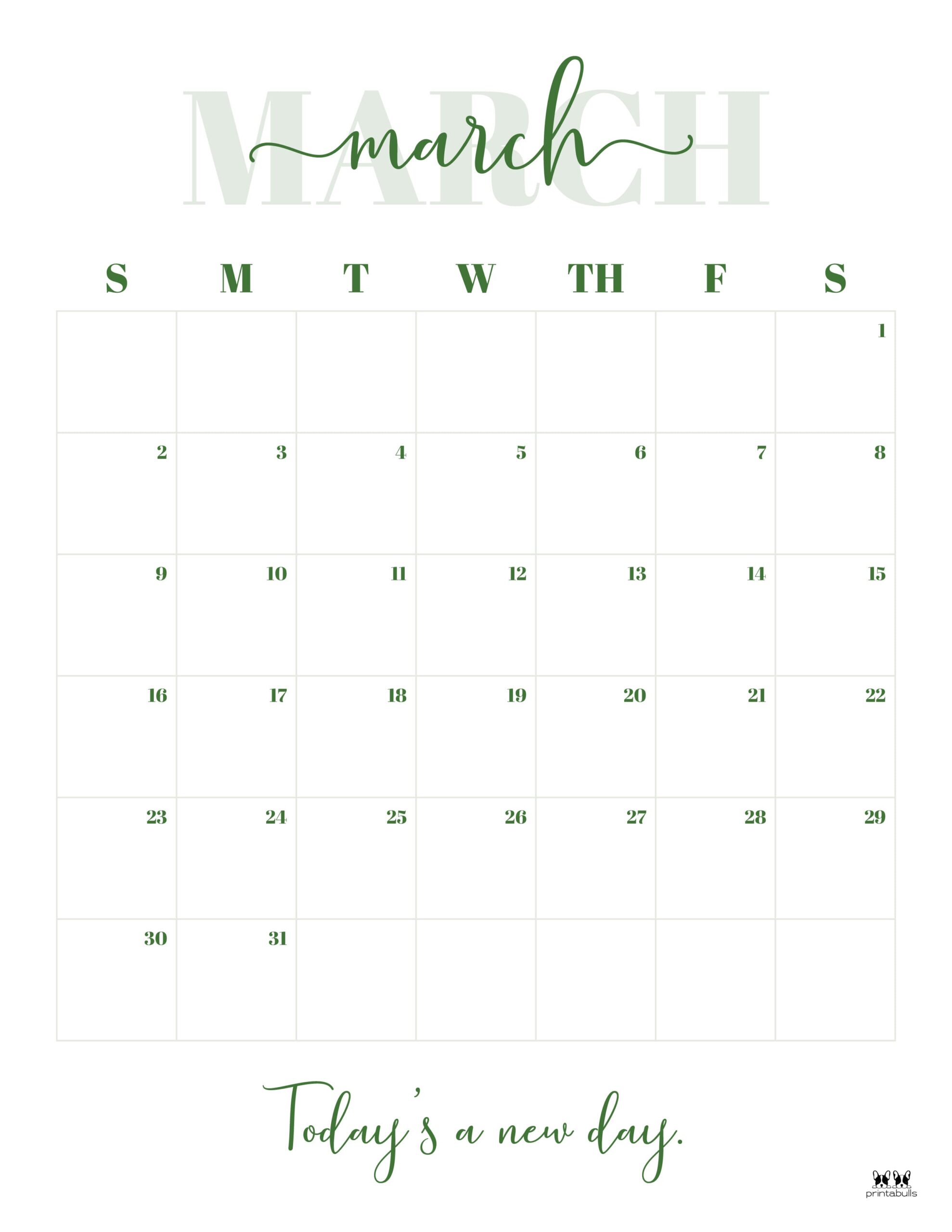 March 2025 Calendars 107 FREE Printables PrintaBulk