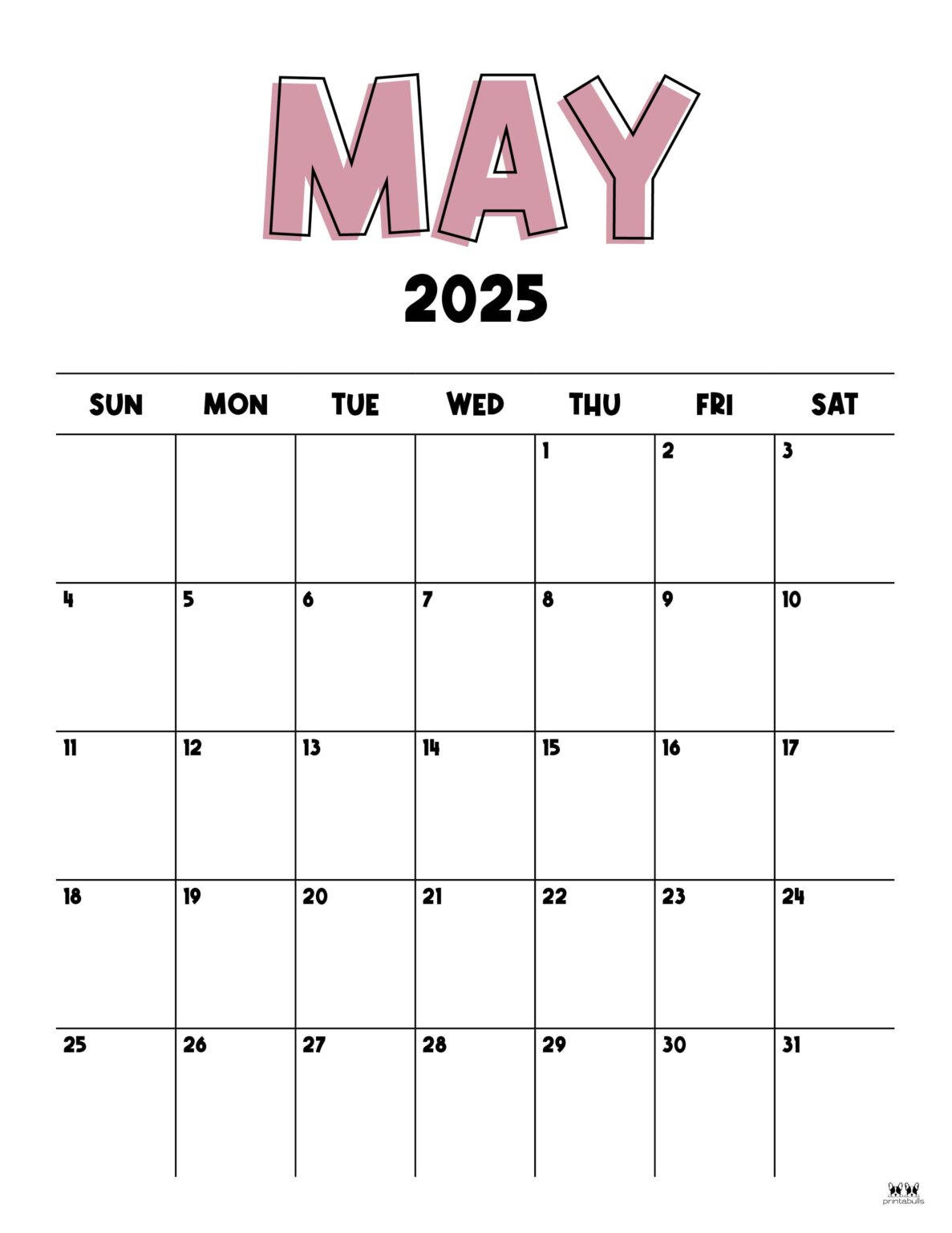 Two Thousand Twenty Five Calendar