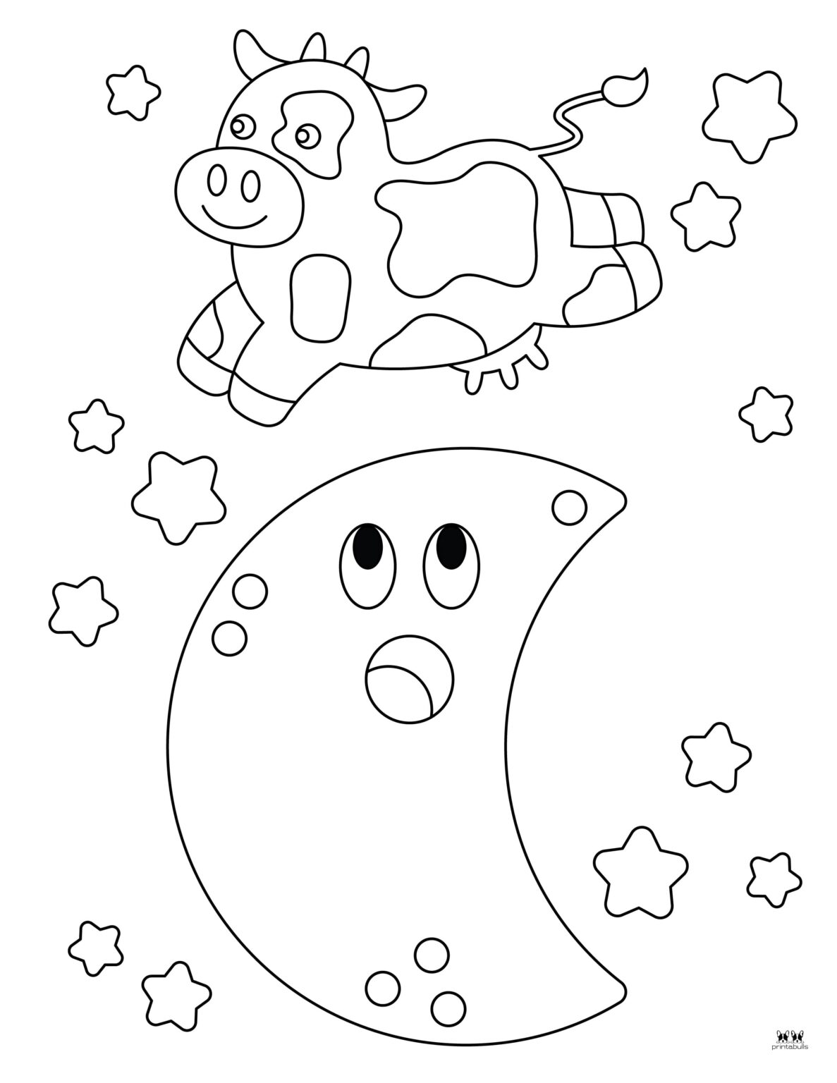 Moon Coloring Pages &amp; Templates - 39 Pages | Printabulls