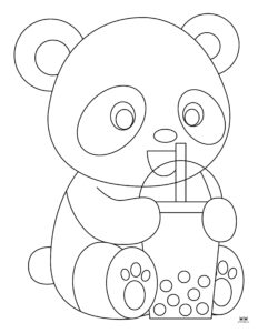 Panda Coloring Pages - 25 FREE Printables | Printabulls