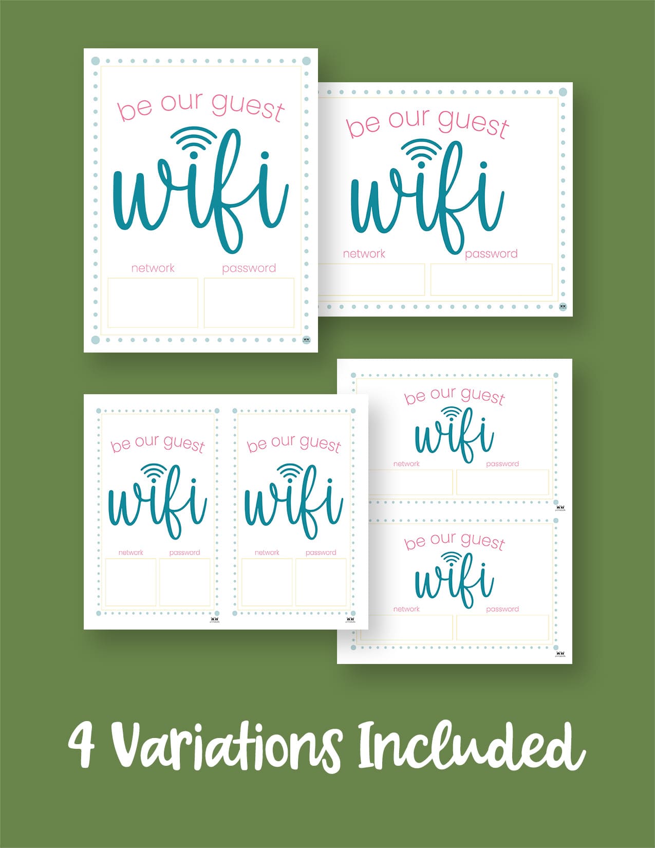 Free Wifi Password Signs 25 Free Designs Printabulls Free Wifi Password Signs 25 Free Designs Printabulls