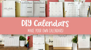 DIY Calendars - How To Make Your Own Calendars | Printabulls