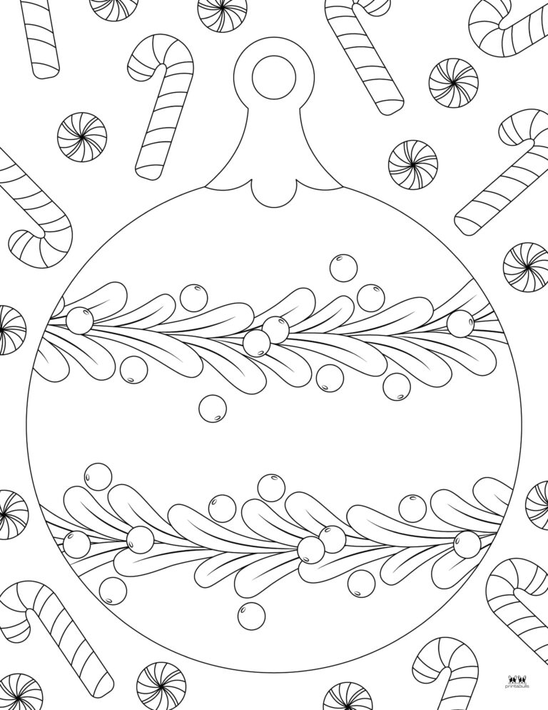 Mistletoe Coloring Pages &amp; Templates - FREE | Printabulls