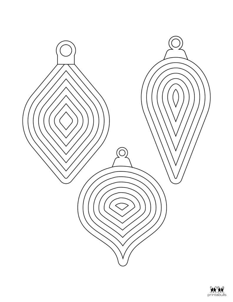 Printable Christmas Ornament-Set 17-UC