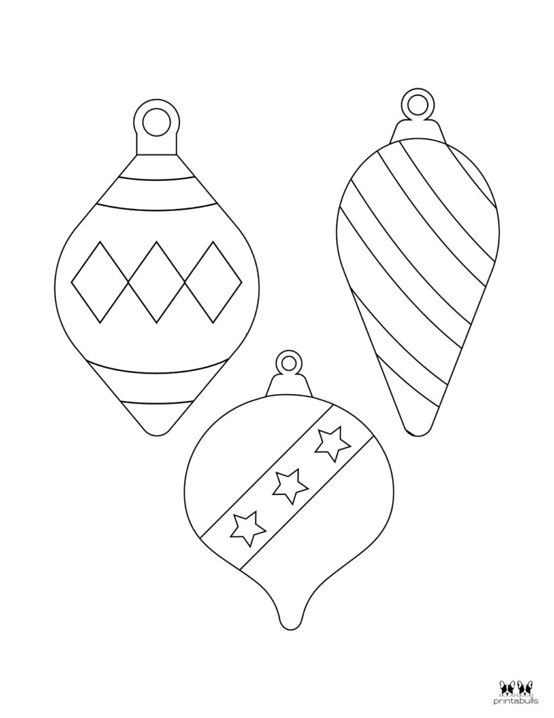 Printable Christmas Ornament-Set 19-UC