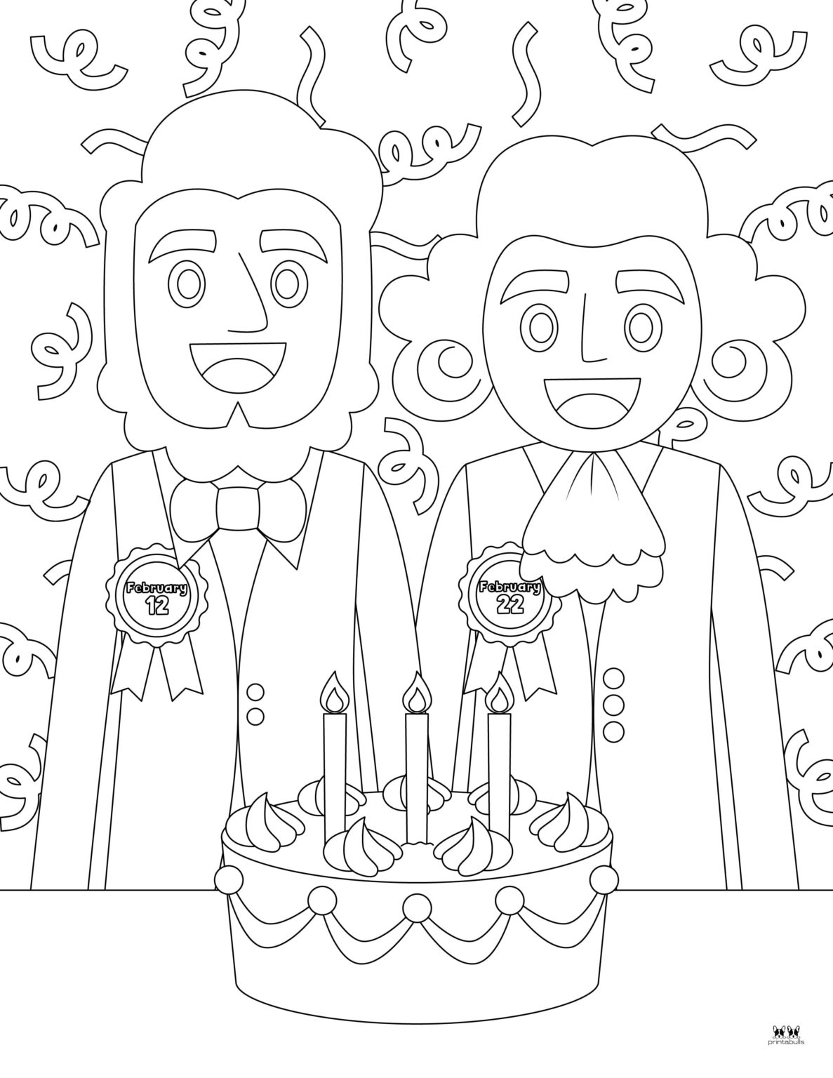 Presidents' Day Coloring Pages 25 Pages Printabulls