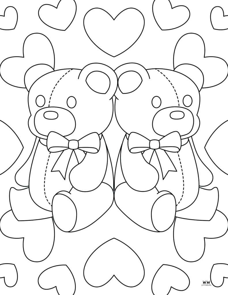 Printable-Teddy-Bear-Valentines-Day-Coloring-Page-13