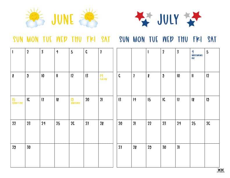 Printable-Two-Month-June-July-2025-Calendars-10