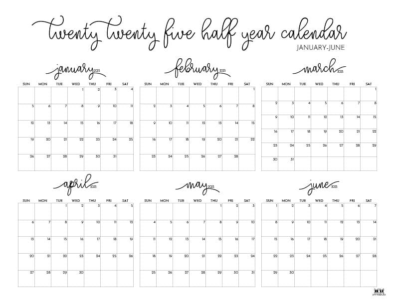 Printable-Six-Month-January-June-2025-Calendars-1-L-SO