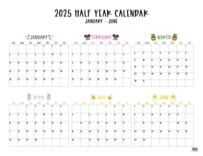 Printable-Six-Month-January-June-2025-Calendars-10-L