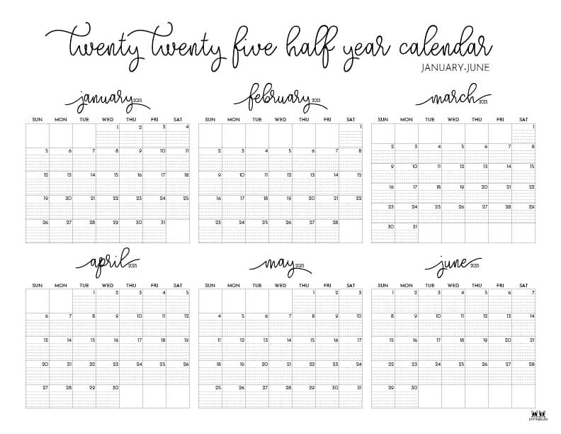Printable-Six-Month-January-June-2025-Calendars-51-L-SO