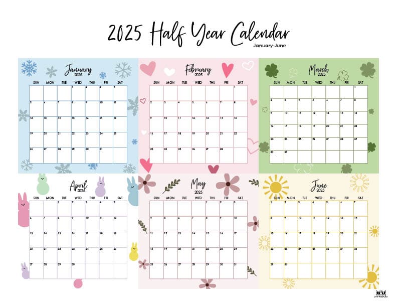 Printable-Six-Month-January-June-2025-Calendars-8-L